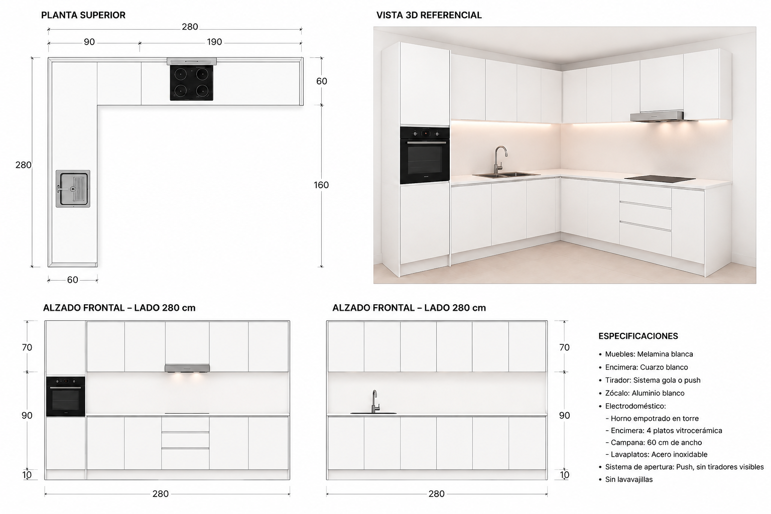 Diseño de mueble TV a medida